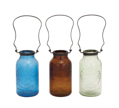 The Stylish Glass Metal Bottle 3 Assorted
