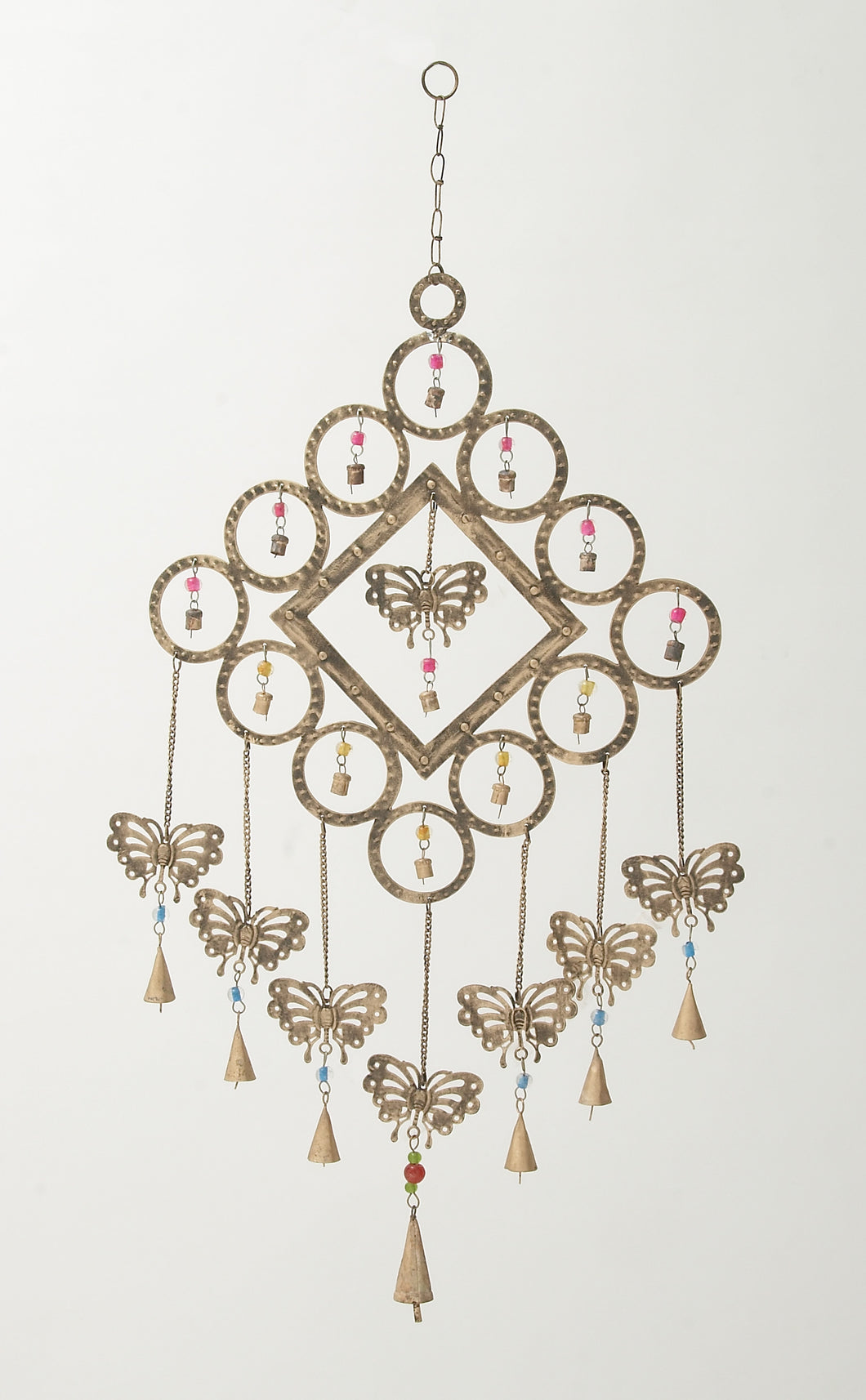 Adorable Metal Butterfly Windchime