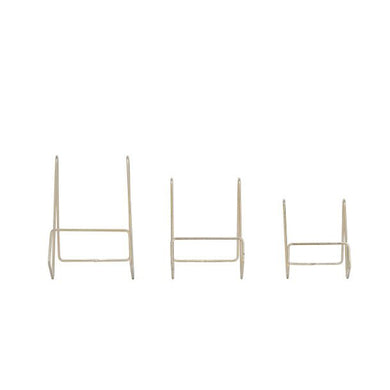 Amazing Metal Easel Silver Set Of 3