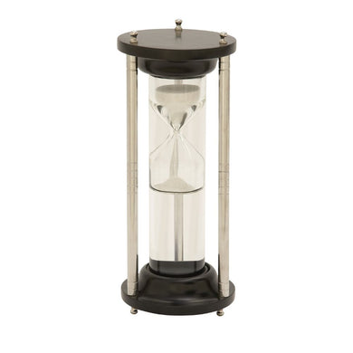 Wood Aluminum Glass Floating Sand Timer