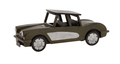 Antique Styled Striking Wood Green Car