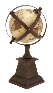 Aluminium Globe Nautical Maritime decor