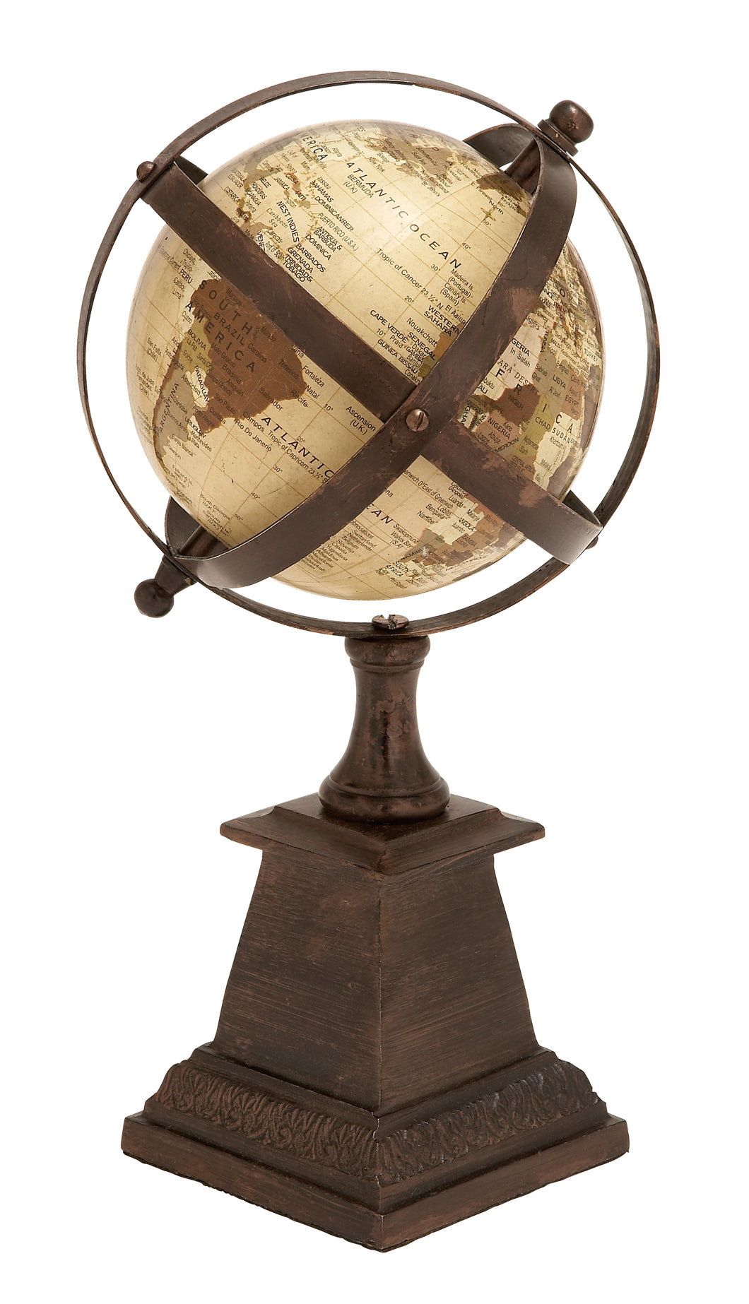 Aluminium Globe Nautical Maritime decor