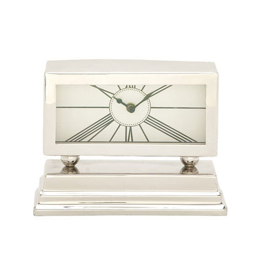 Alluring Aluminum Stainless Steel Table Clock