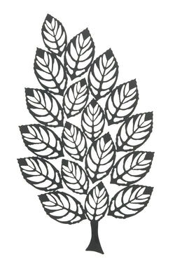 Wonderfully Styled Metal Leaf Wall decor