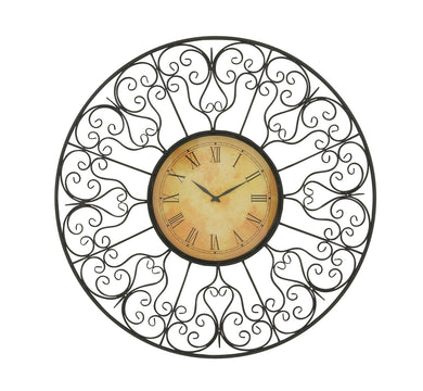 Vintage Styled Metal Outdoor Clock