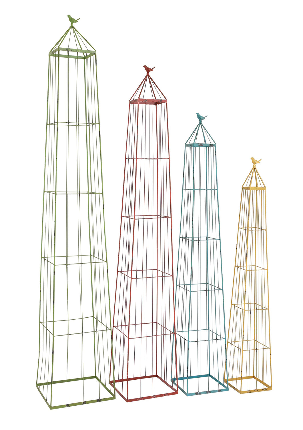 The Useful Set Of 4 Metal Garden Trellis