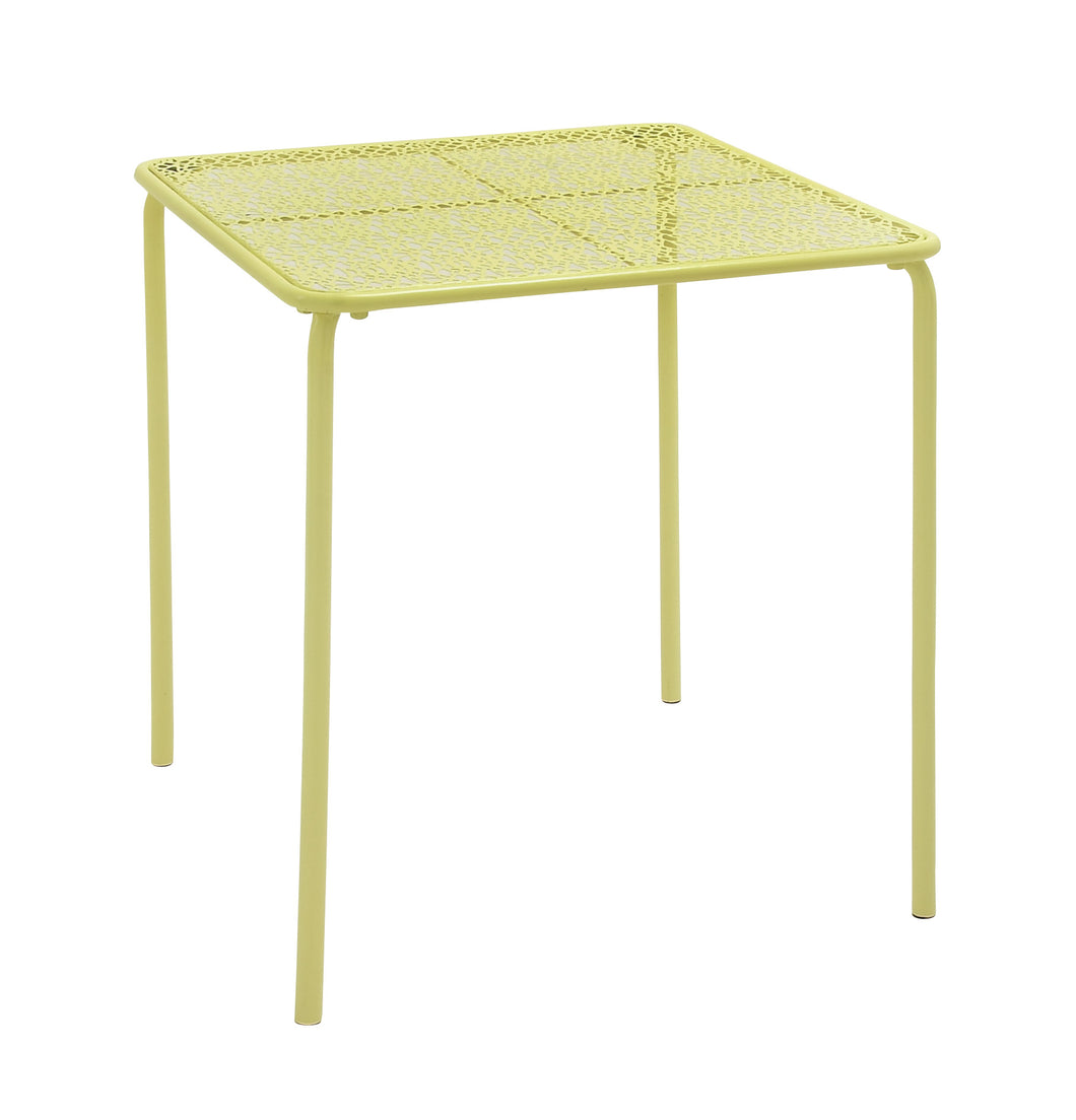 Uniquely Styled Metal Outdoor Table