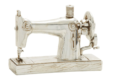Wonderful Silver Sewing Machine decor