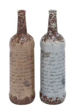 Weather Resistant Ceramic Vase With Shining Looks 2 Assorted