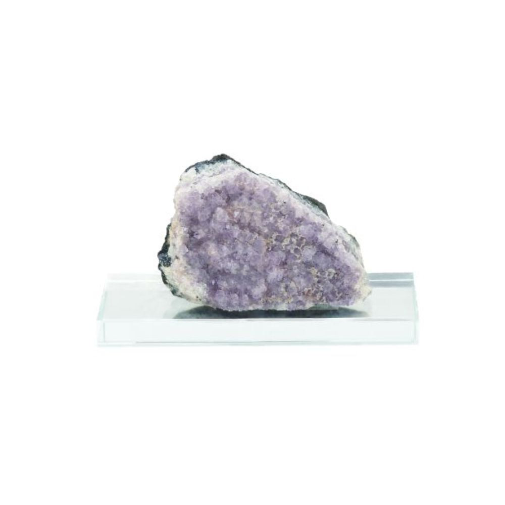 Amethyst Glass Table decor 6 W x 4 H Inch