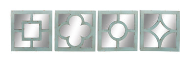 The Cool Wood Mirror decor 4 Assorted