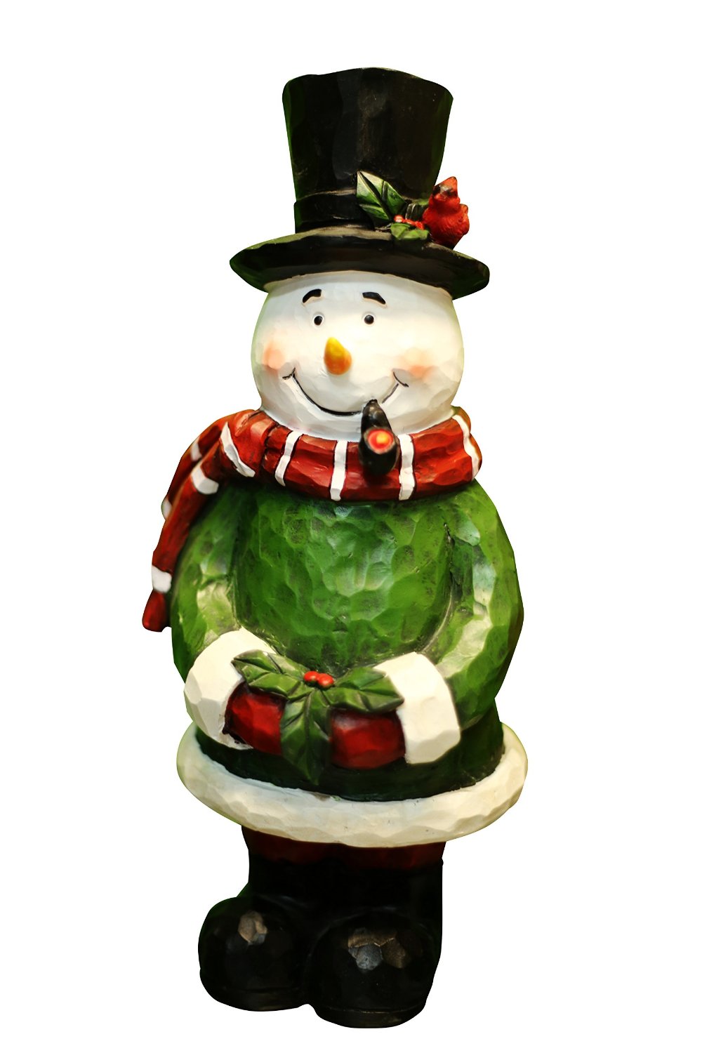 12 Inch Snowman Garden Statue
