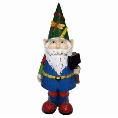 17 Inch Multi-Colored Gnome With An Ax