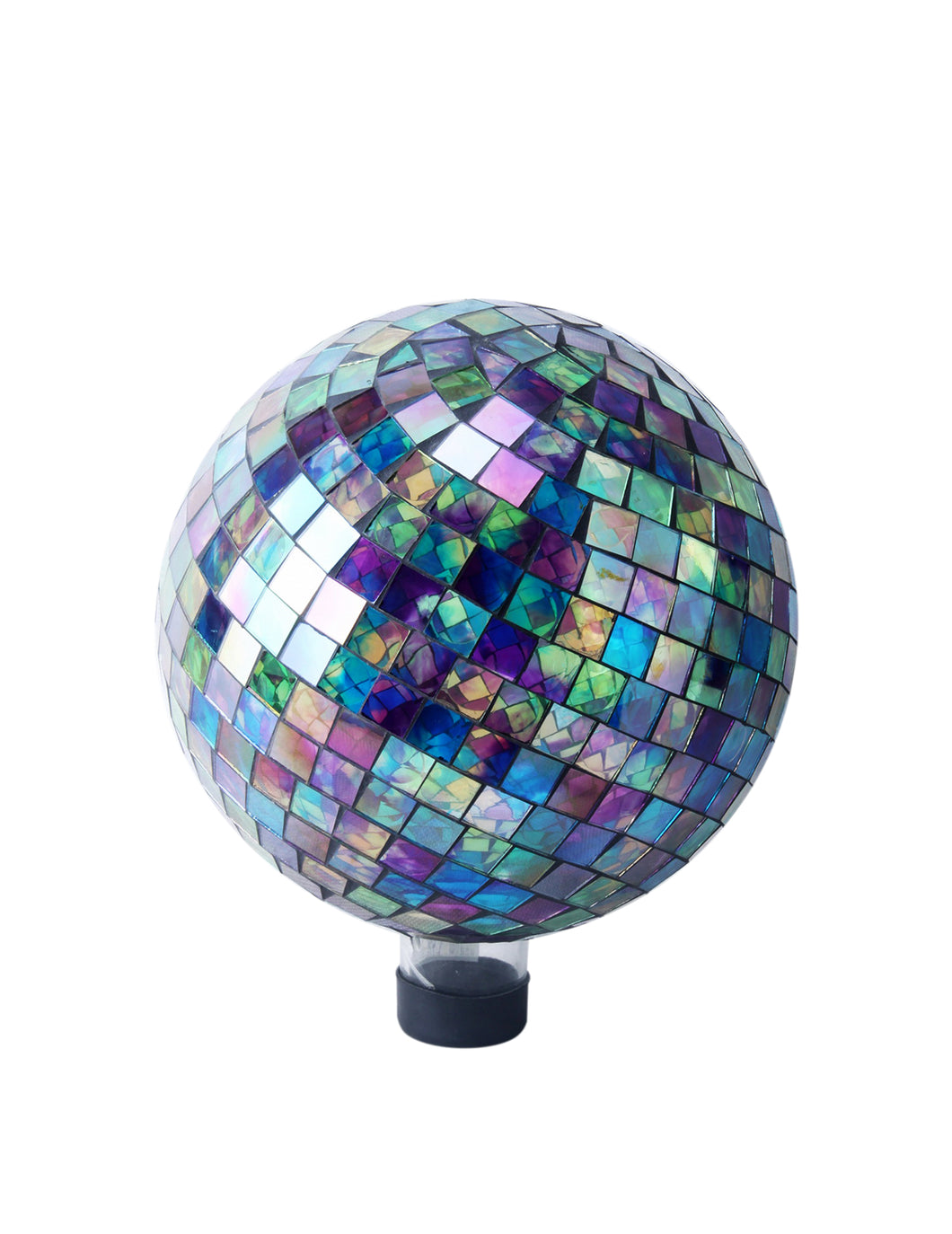 10 Inch Mosaic Gazing Globe- Blue And Purple