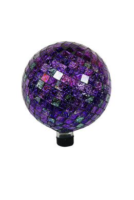 10 Inch Gazing Globe Shinning Purple