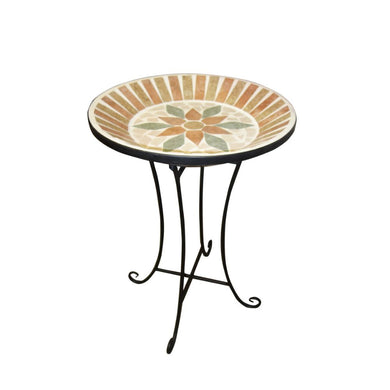 25 Inch Mosaic Birdbath