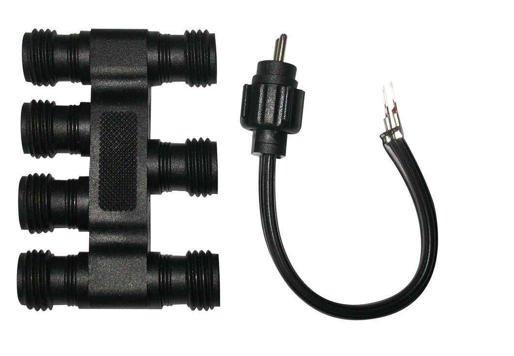 6-Way Socket Connection With 7 Inch Connection Cord