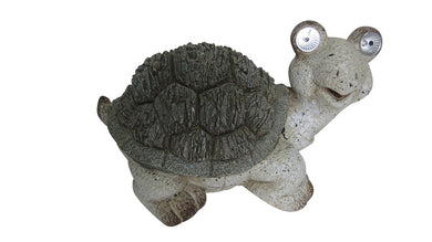 10 Inch Solar Turtle Statue