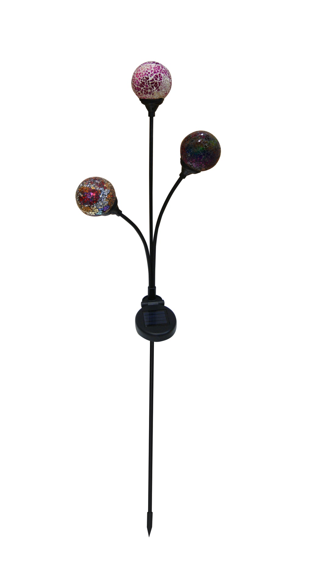 35 Inch Mosaic Colorful Solar Ball Light