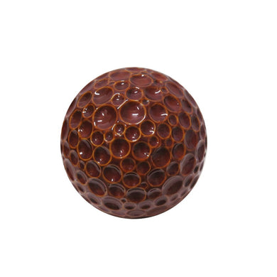 10 Inch Red Ceramic Gazing Globe