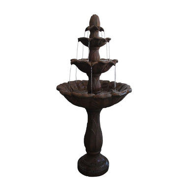 59 Inch 3 Tier Pedestal Fountain
