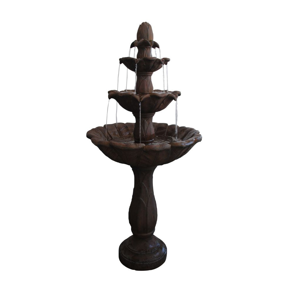 59 Inch 3 Tier Pedestal Fountain
