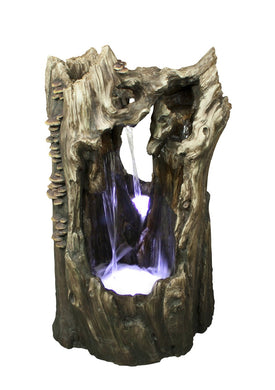 38 Inch Rainforest Waterfall Fountain Led Lights
