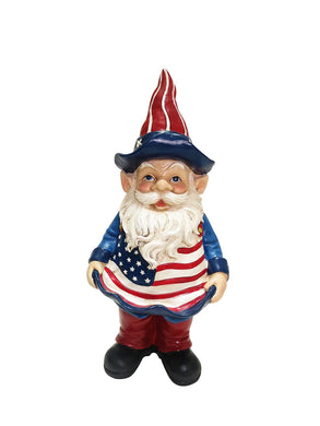 12 Inch Americana Gnome With Apron - Small