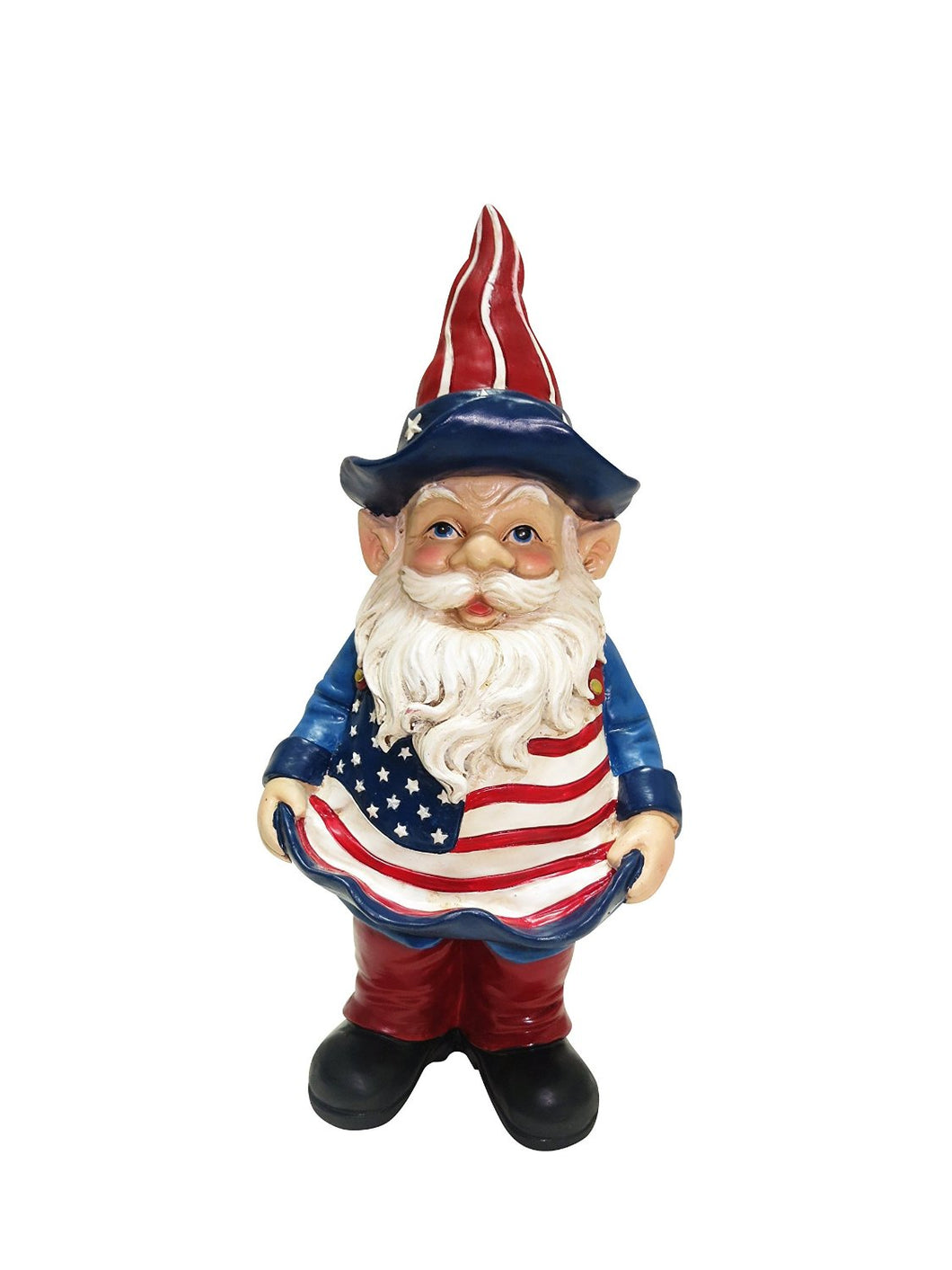 12 Inch Americana Gnome With Apron - Small
