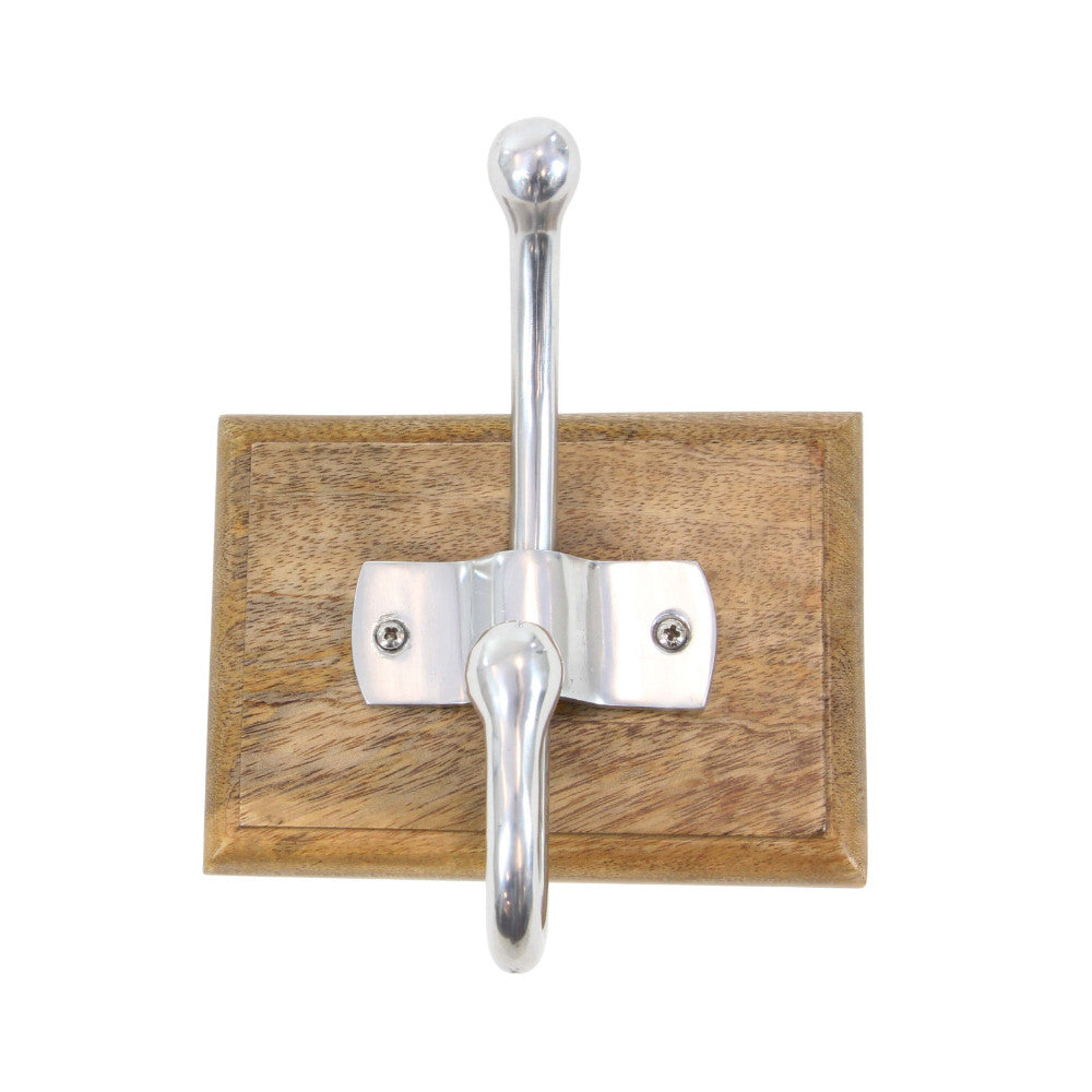 Wall Hook Wood And Aluminium