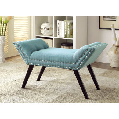Wesby Contemporary Bench, Blue