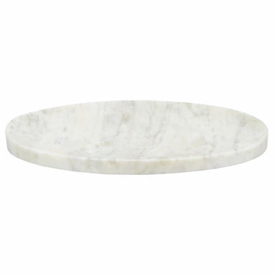 White Marble Plate-Benzara