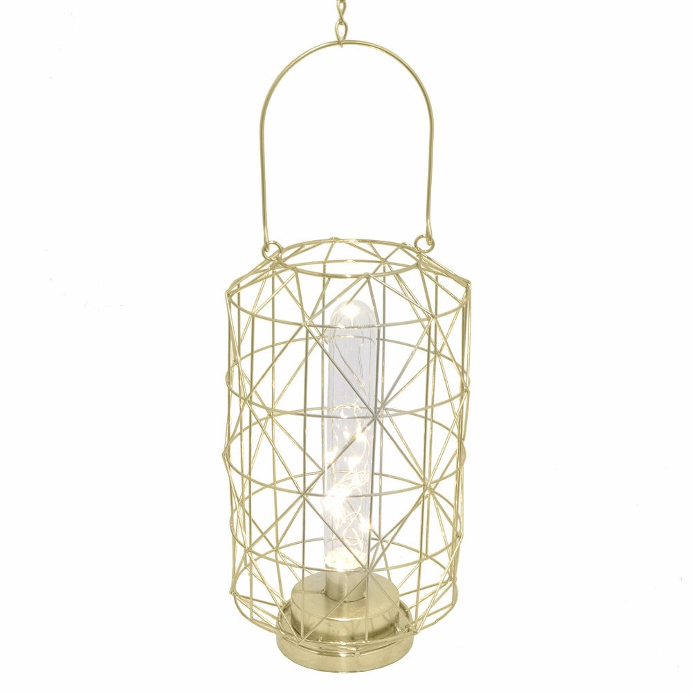 Alluring Metal Led Lamp - Gold - Benzara