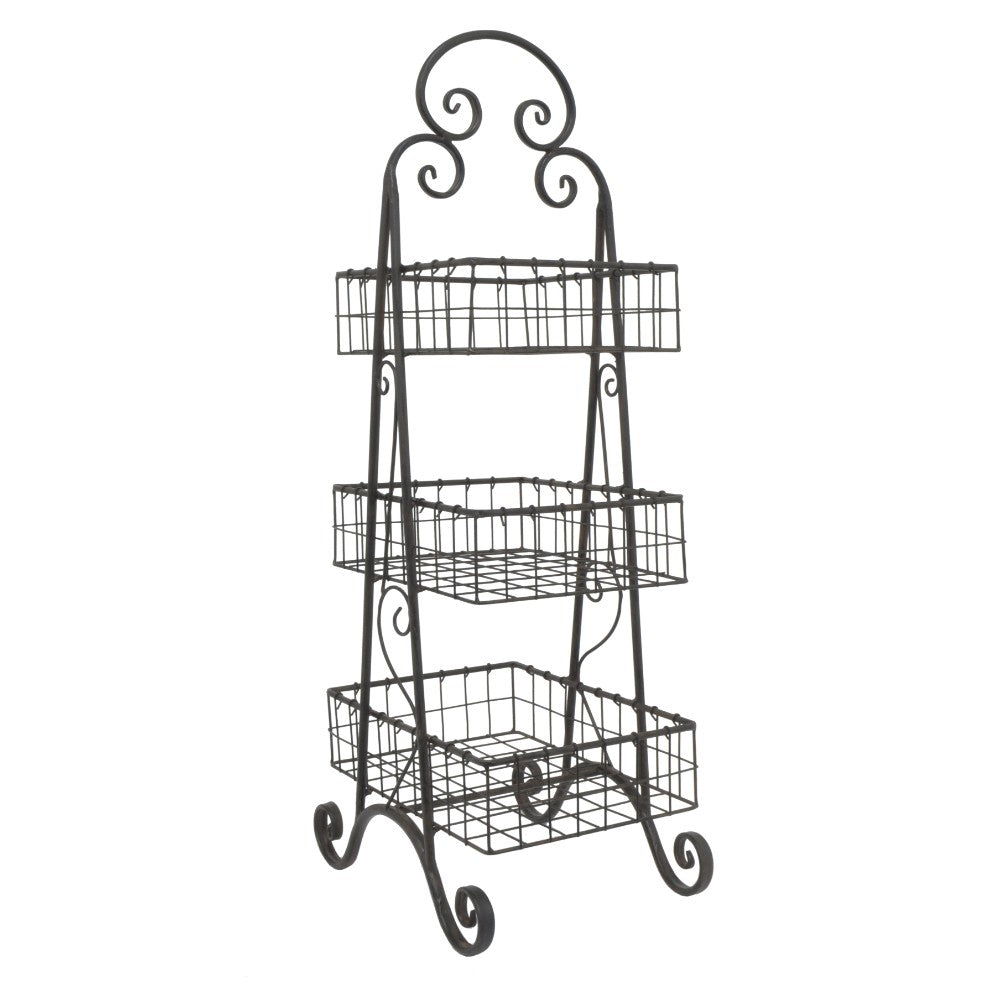 Vintage Storage Rack - Benzara