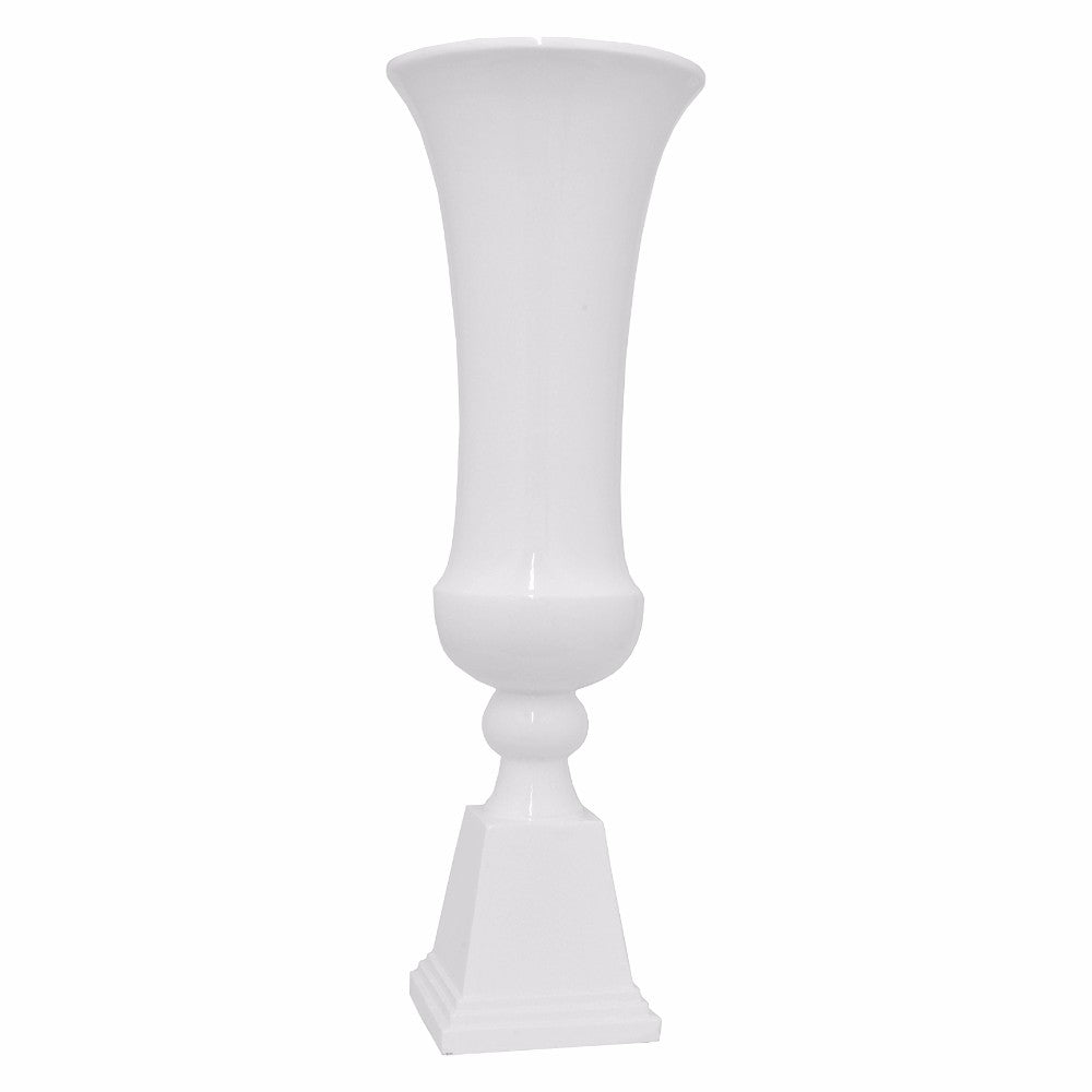 Triumph Planter - Tall - White - Benzara