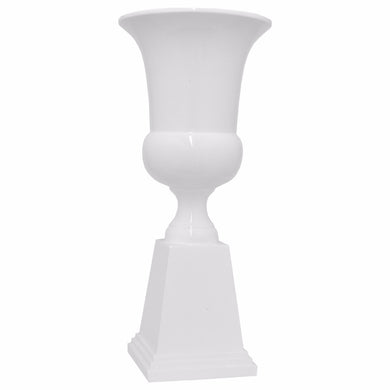 Triumph Planter- Medium - White - Benzara