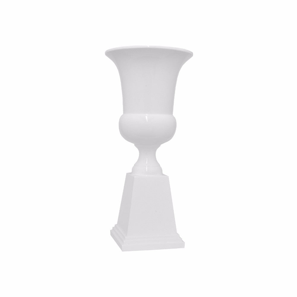 Triumph Planter- Small - White - Benzara