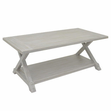 Wood Coffee Table - Benzara
