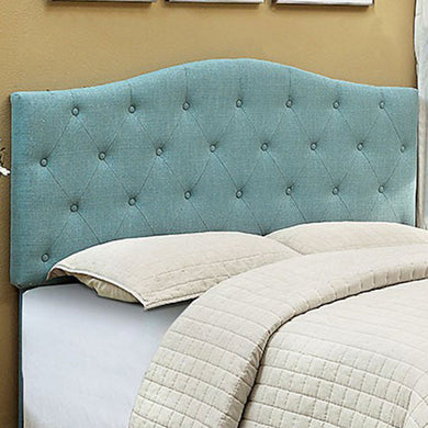 Alipaz Contemporary Full Queen Headboard, Blue