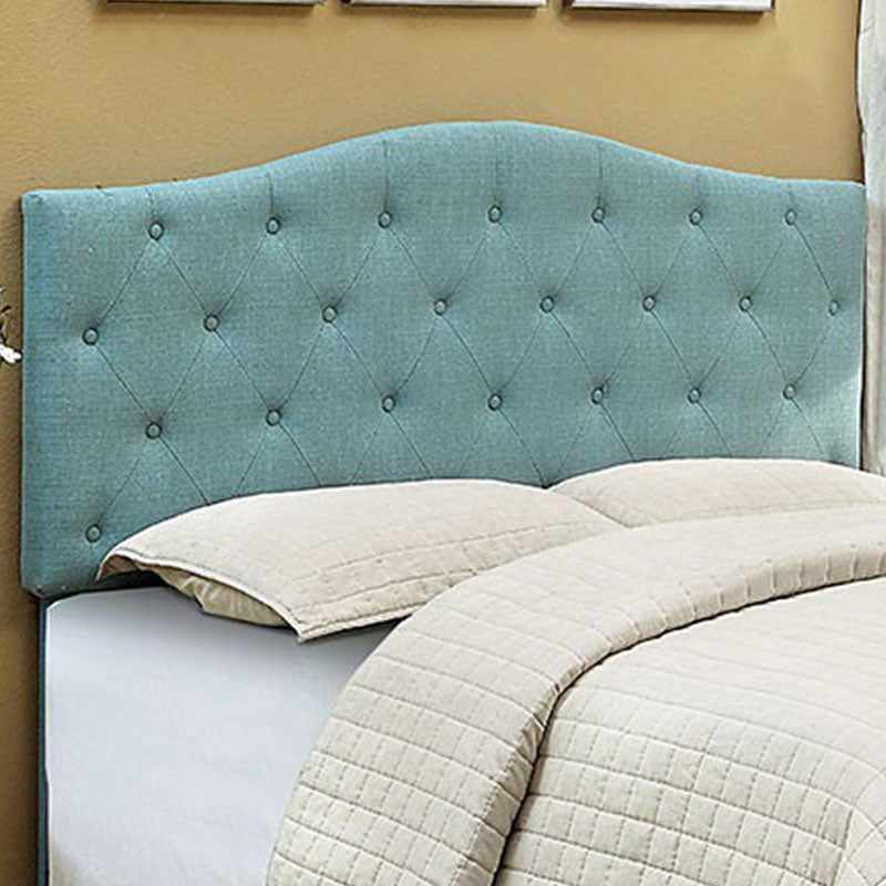 Alipaz Contemporary Full Queen Headboard, Blue