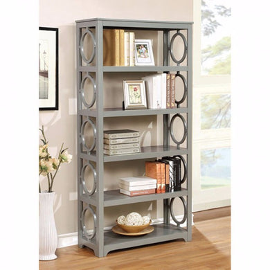 Zoey Contemporary Display Shelf, Gray