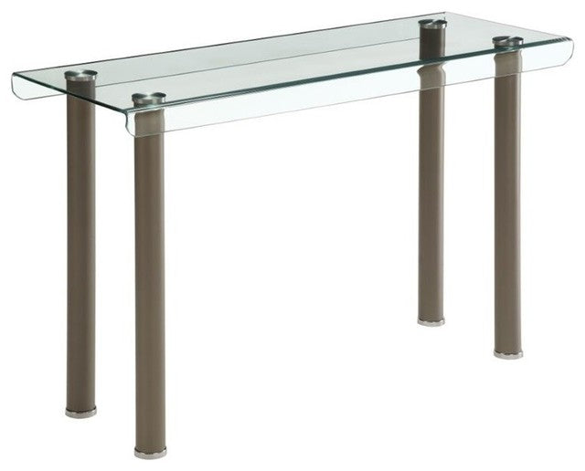 Walkerville II Contemporary Sofa Table, Champagne