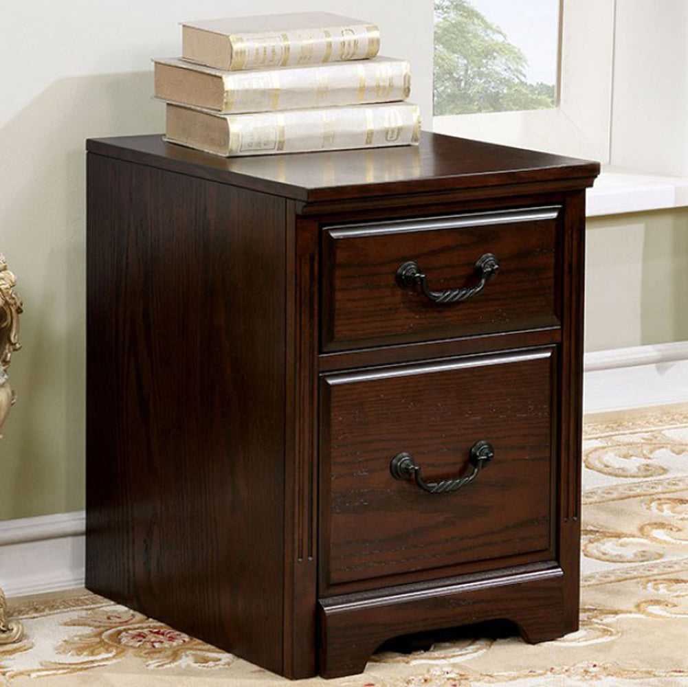 Tami Transitional Style Cabinet With Casters