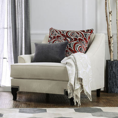 Viscontti Traditional Chair, White Finish