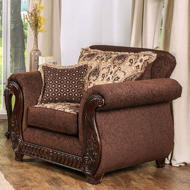 Tabitha Traditional Chair, Brown