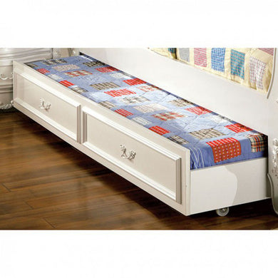 Alexandra Transitional Trundle, Pearl White