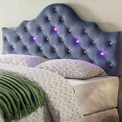 Aldebaran Contemporary Style Headboard , Blue