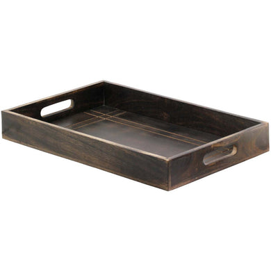 Wooden Serving Tray with Handles