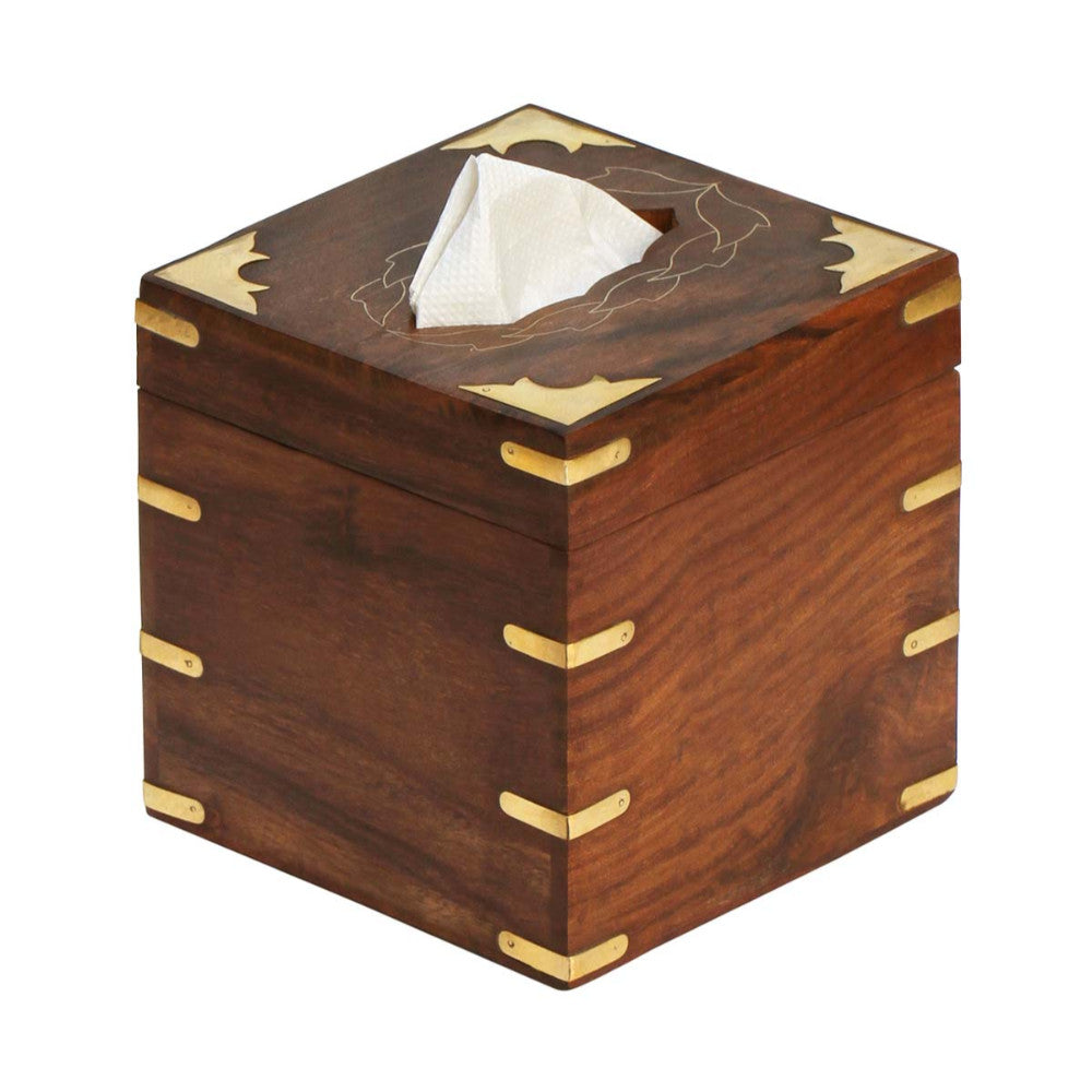 Wood Kleenex Tissue Box Holder